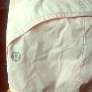 Lulu lemon sparkle pink shorts