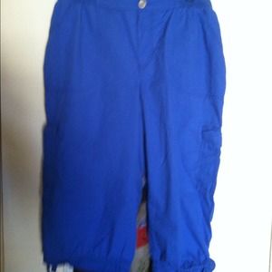 Bright Blue Capris