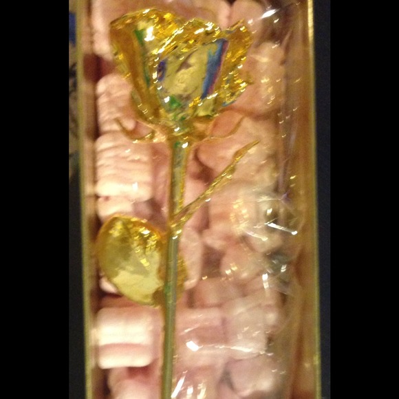 Gold dipped rose!!