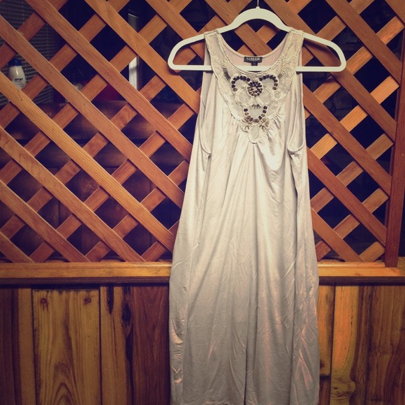 F21 Beaded Midi Dress