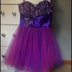 Homecoming dress from Debs.