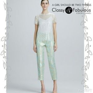 🔥SALE!!🔥Kate Spade Jacquard Capri Slim Pant