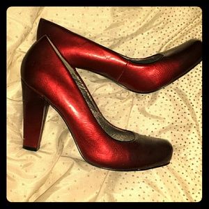 ALDO Ohmbre red high heels