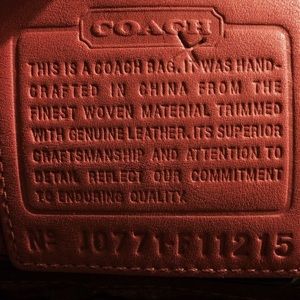 Rare Coach Herringbone Hamptons Carryall.