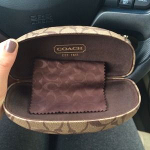 Coach glasses case