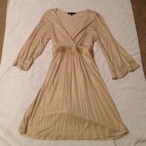 Gold dress
