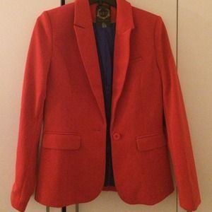 Orange blazer