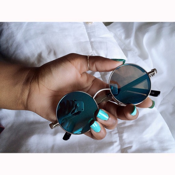 Metal frame Sunglasses