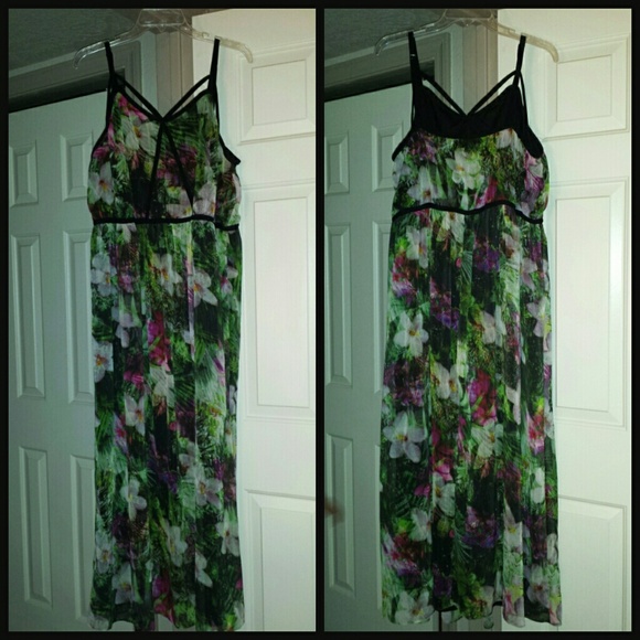 Floral Chiffon Dress