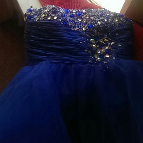 Blue dress