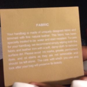 michael kors authenticity card