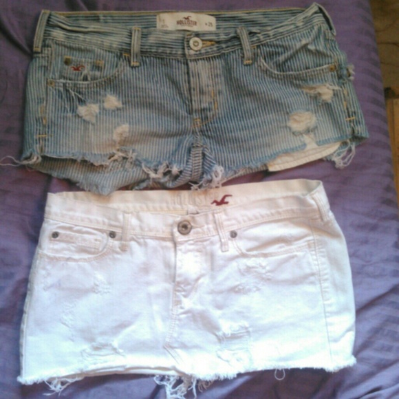 Hollister shorts and skirt size 1