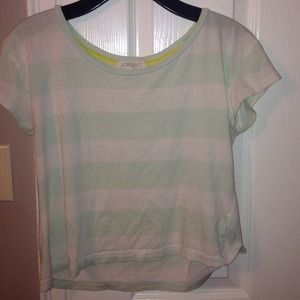 Forever 21 striped crop top