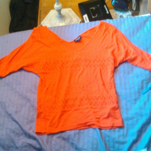 Orange bebe shirt
