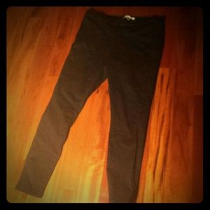 Black jeggings