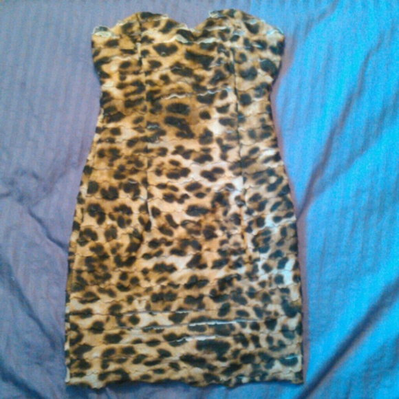 Cheetah print dress