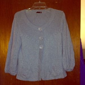 SALE!Three quarter length sleeve sweater cardigan