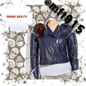 💯Authentic MISS SIXTY motorcycle Jacket