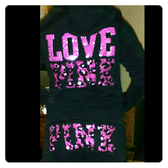 ❤VS Pink bling hoodie❤