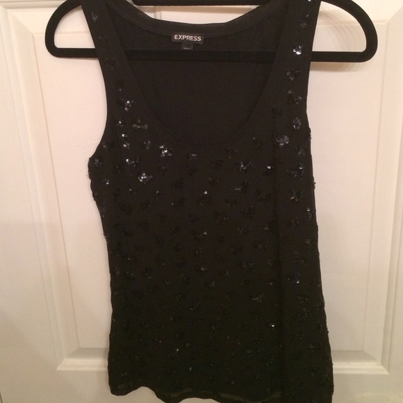 Express sequined tank top - Picture 4 of 4