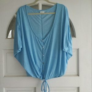 Indah oversized button down