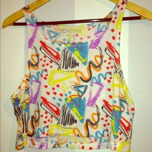 Forever 21 fresh prince limited edition crop top!