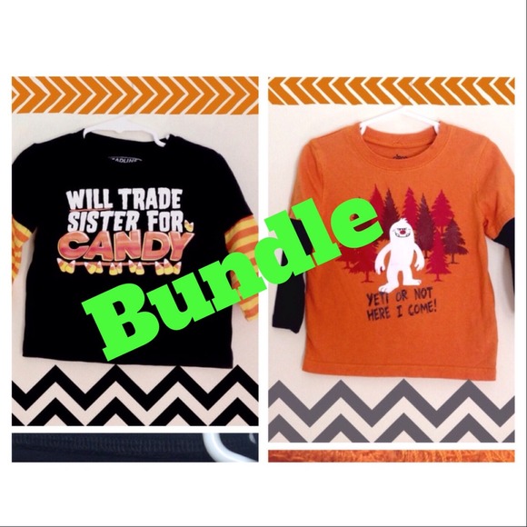 2 T shirts for lil boys