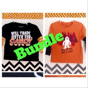 2 T shirts for lil boys