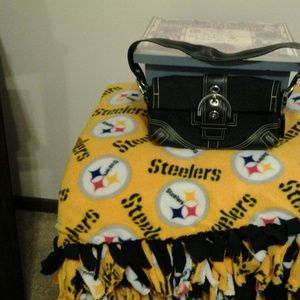 Coach signature fabric purse