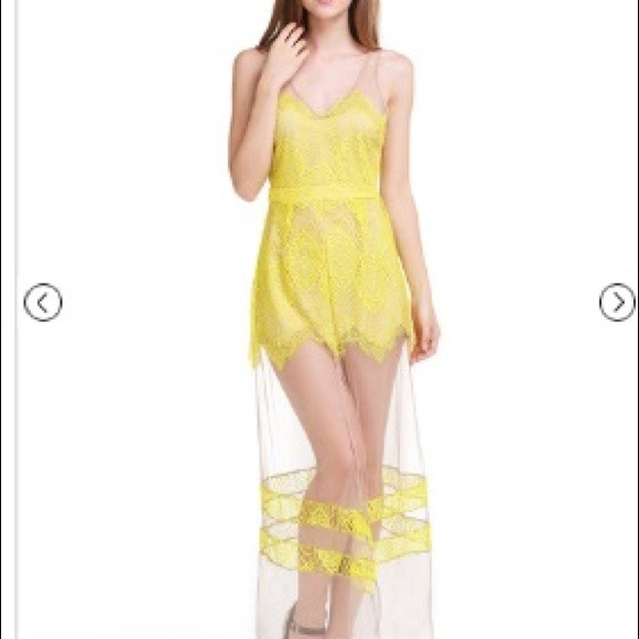 V-Neck Crochet Sheer Mesh Dress! So Elegant❤️❤️ - Picture 2 of 4