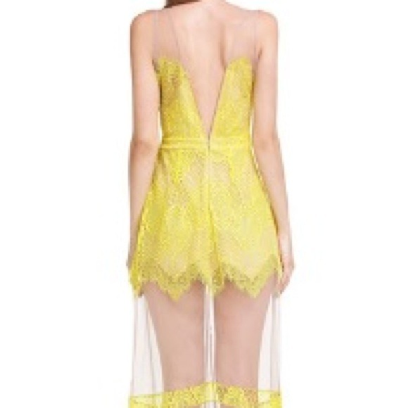 V-Neck Crochet Sheer Mesh Dress! So Elegant❤️❤️ - Picture 3 of 4