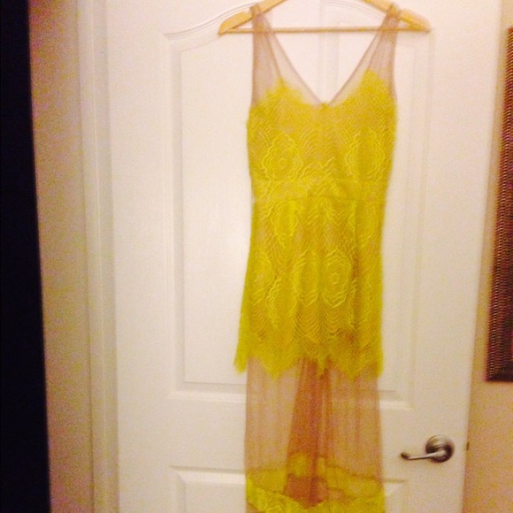 V-Neck Crochet Sheer Mesh Dress! So Elegant❤️❤️ - Picture 4 of 4