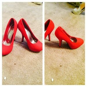Red high heels
