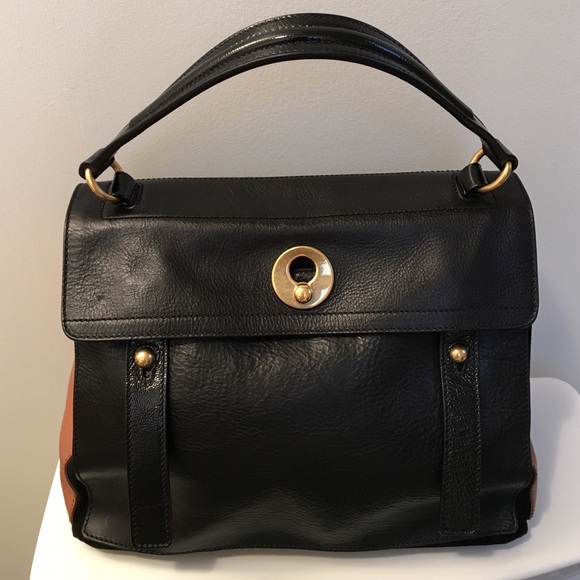 RESERVED: YSL Medium MUSE TWO in camel and black! - Picture 2 of 4