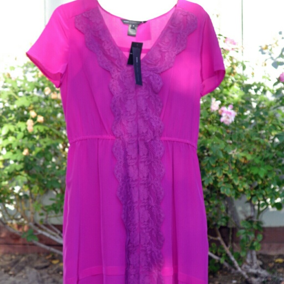 Marc by Marc Jacobs Berry Fuschia Silk Mario dress