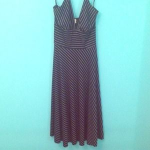 Stripped black dress