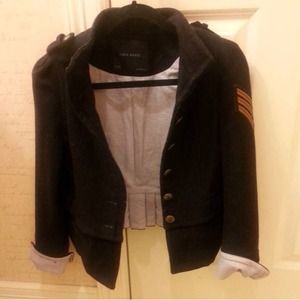 ⚡️FLASH SALE ⚡️Zara Black Military Wool Coat