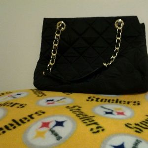 Talbots nylon quilted handbag