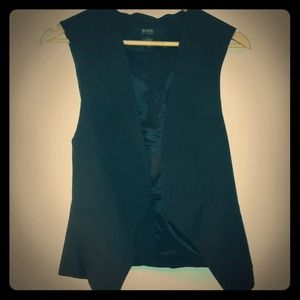 Victoria secret body black sexy open vest