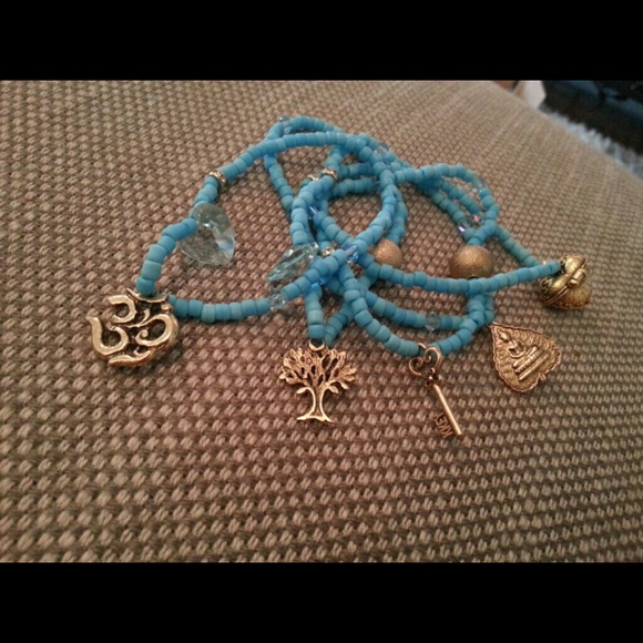Beaded charm bracelets
