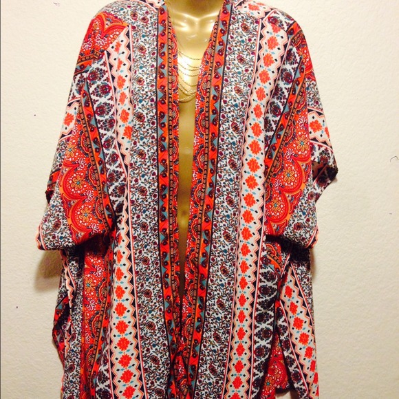 Gorgeous kimono with vibrant colors