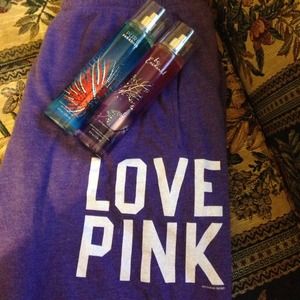 Bundle VS sweatpants and BBW body spray