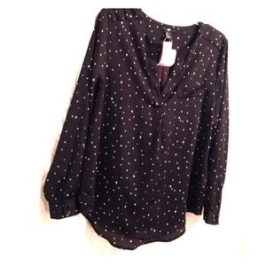 Black h&m long sleeve top