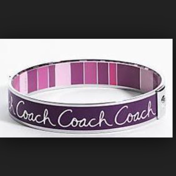 Coach purple bangle