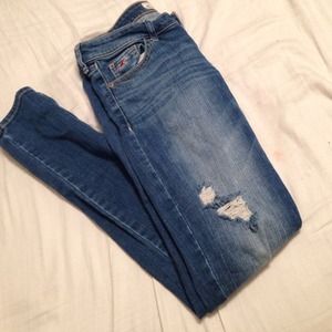 hollister holy skinny jeans