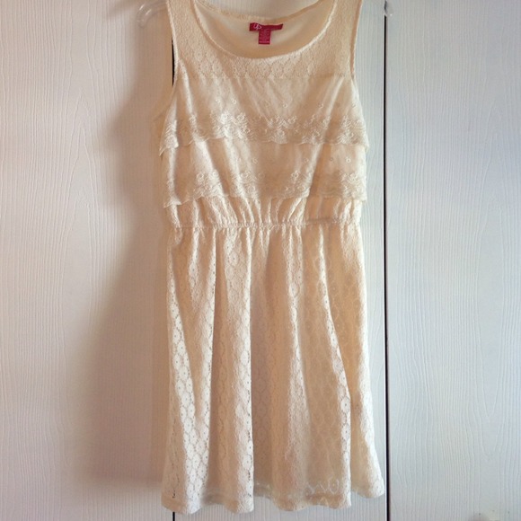 Cream lace dress