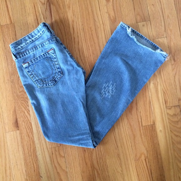 True Religion Bobby Jeans BROKEN ZIPPER