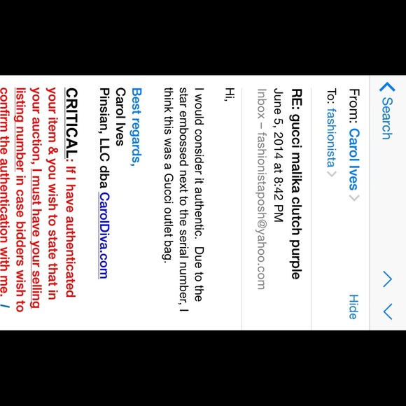 authentic gucci phyton malika clutch - Picture 3 of 4