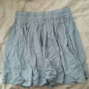 BUNDLE: brandy melville light blue/orange skirt,