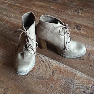 Brown Suede High Heels